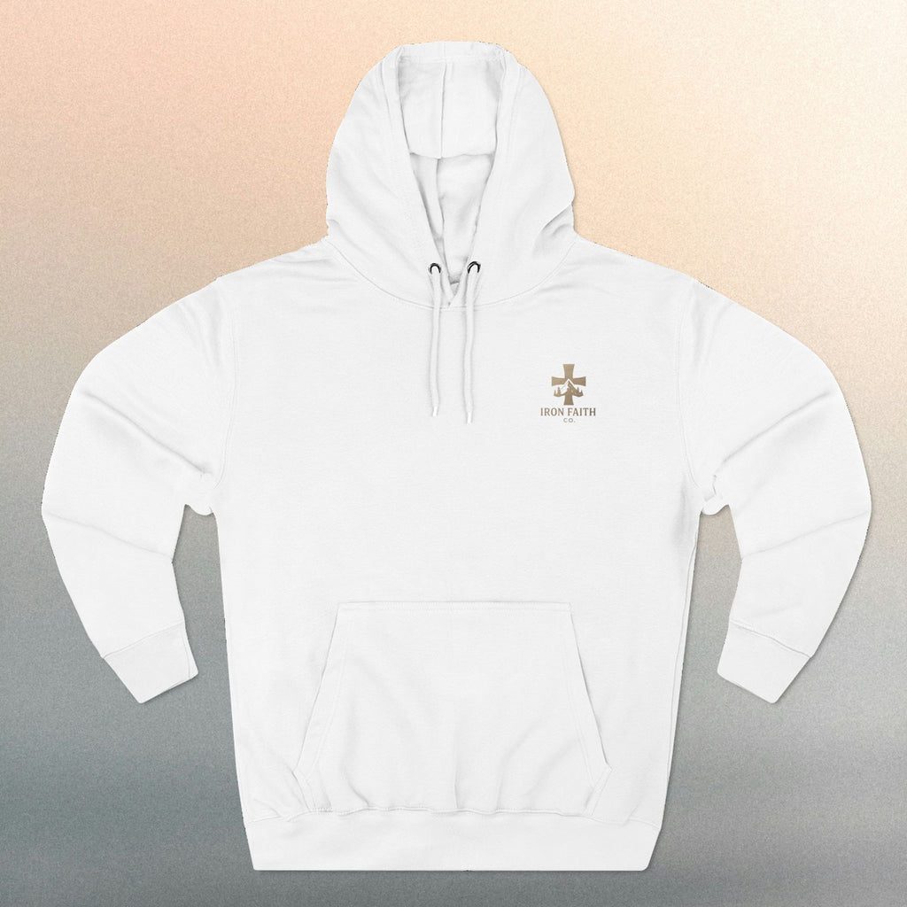A Woman Who Fears The Lord Is Worthy Of Praise | Proverbs 31:30 | Iron Faith Co. |  Fleece Hoodie
