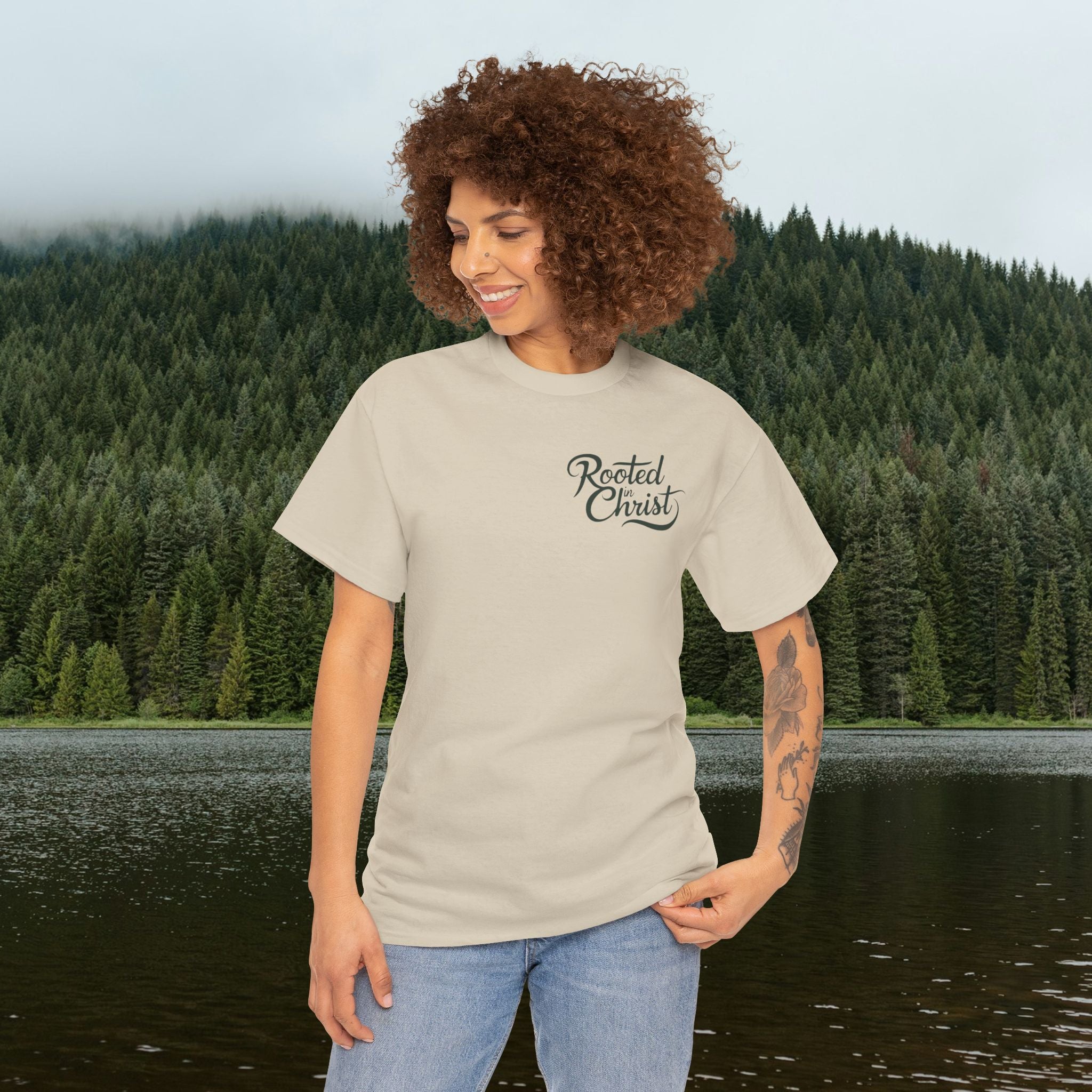 Iron Faith Co. | Rooted Christ Heavy Cotton Tee
