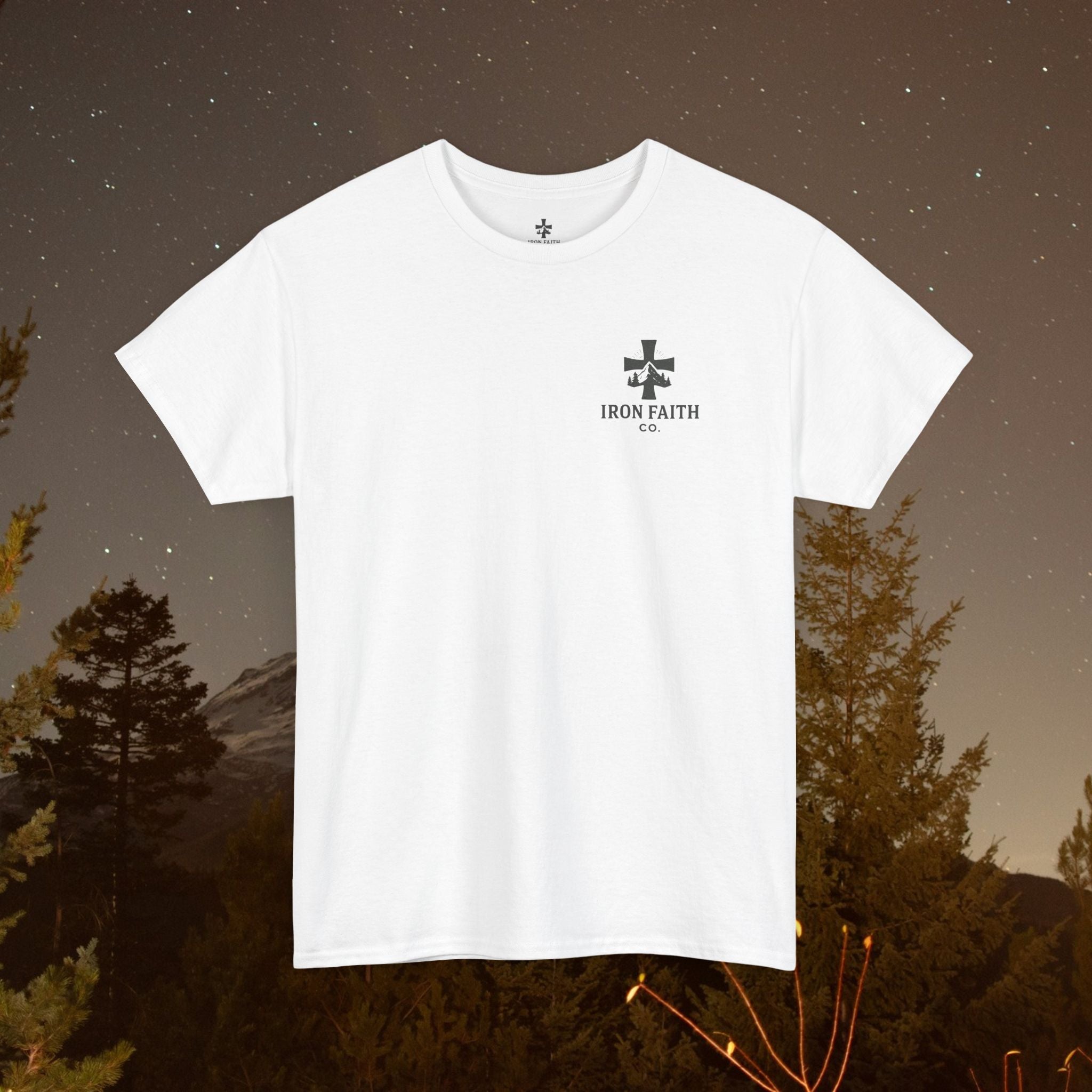 Iron Faith Co | Not Perfect, Just Forgiven - Unisex Heavy Cotton T-Shirt