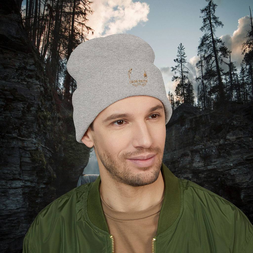 Iron Faith Embroidered Beanie