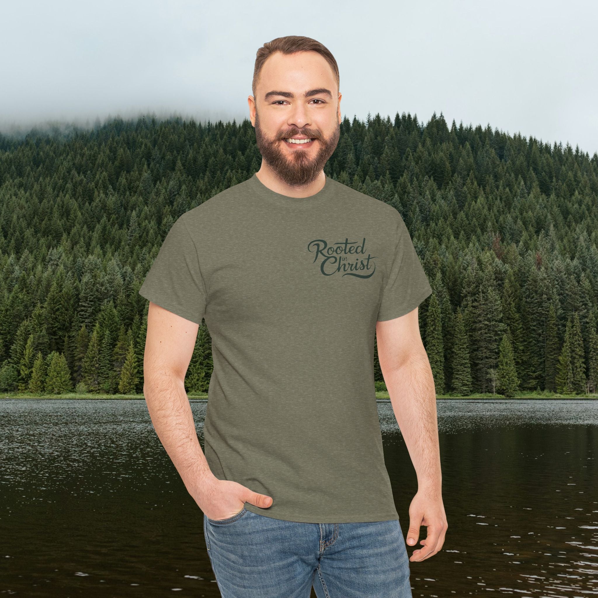 Iron Faith Co. | Rooted Christ Heavy Cotton Tee