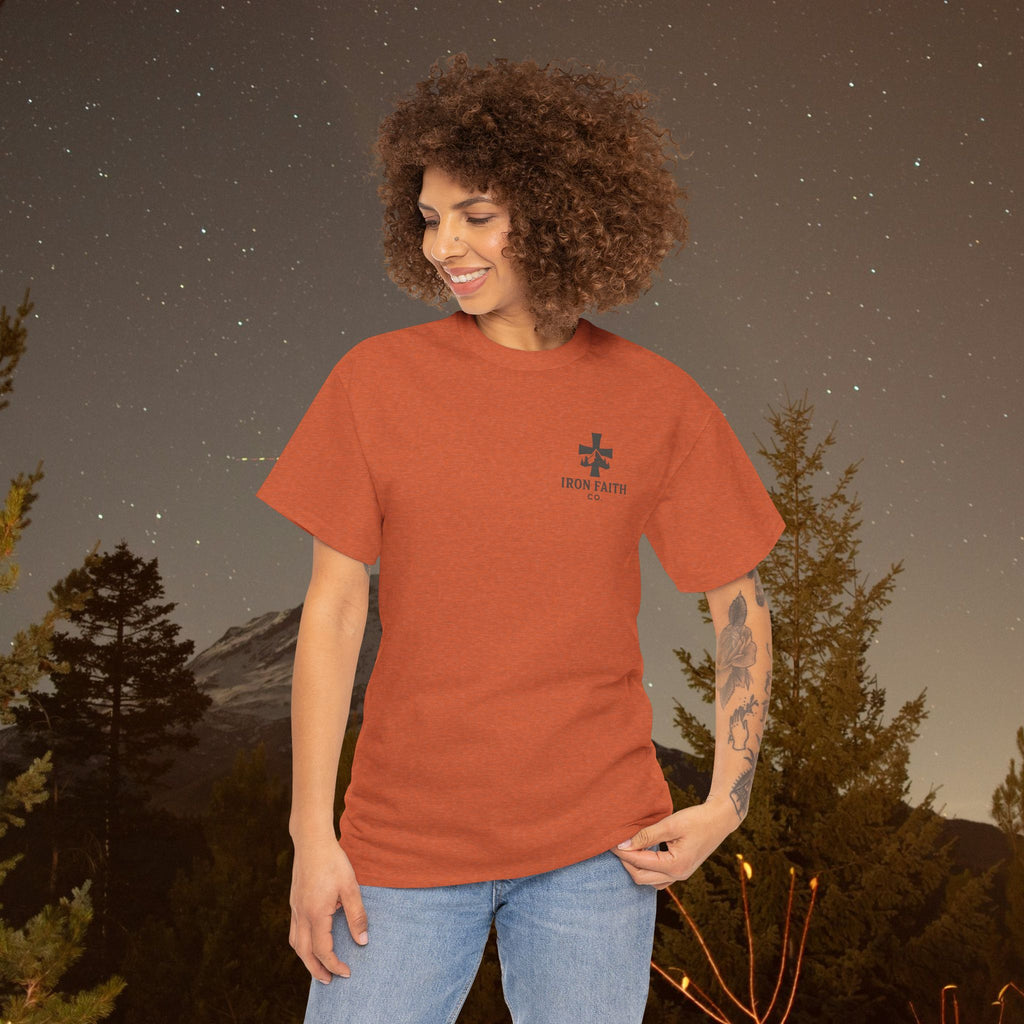 Iron Faith Co | Not Perfect, Just Forgiven - Unisex Heavy Cotton T-Shirt