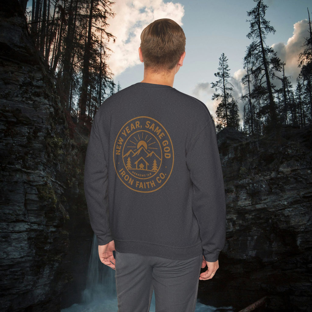 Iron Faith Co. 'New Year, Same God' Crewneck Sweatshirt