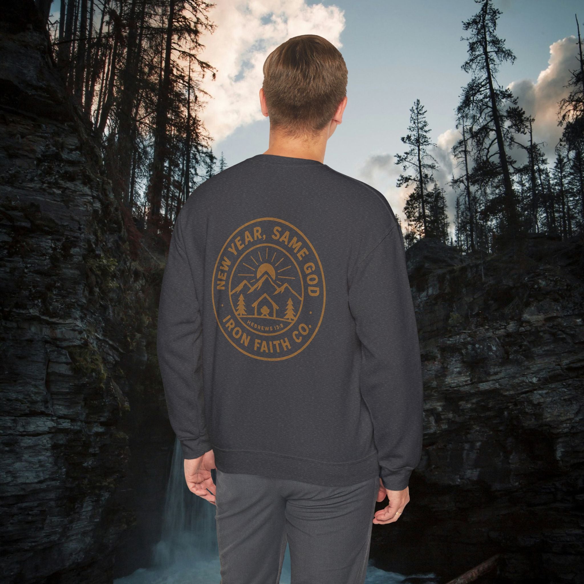 Iron Faith Co. 'New Year, Same God' Crewneck Sweatshirt
