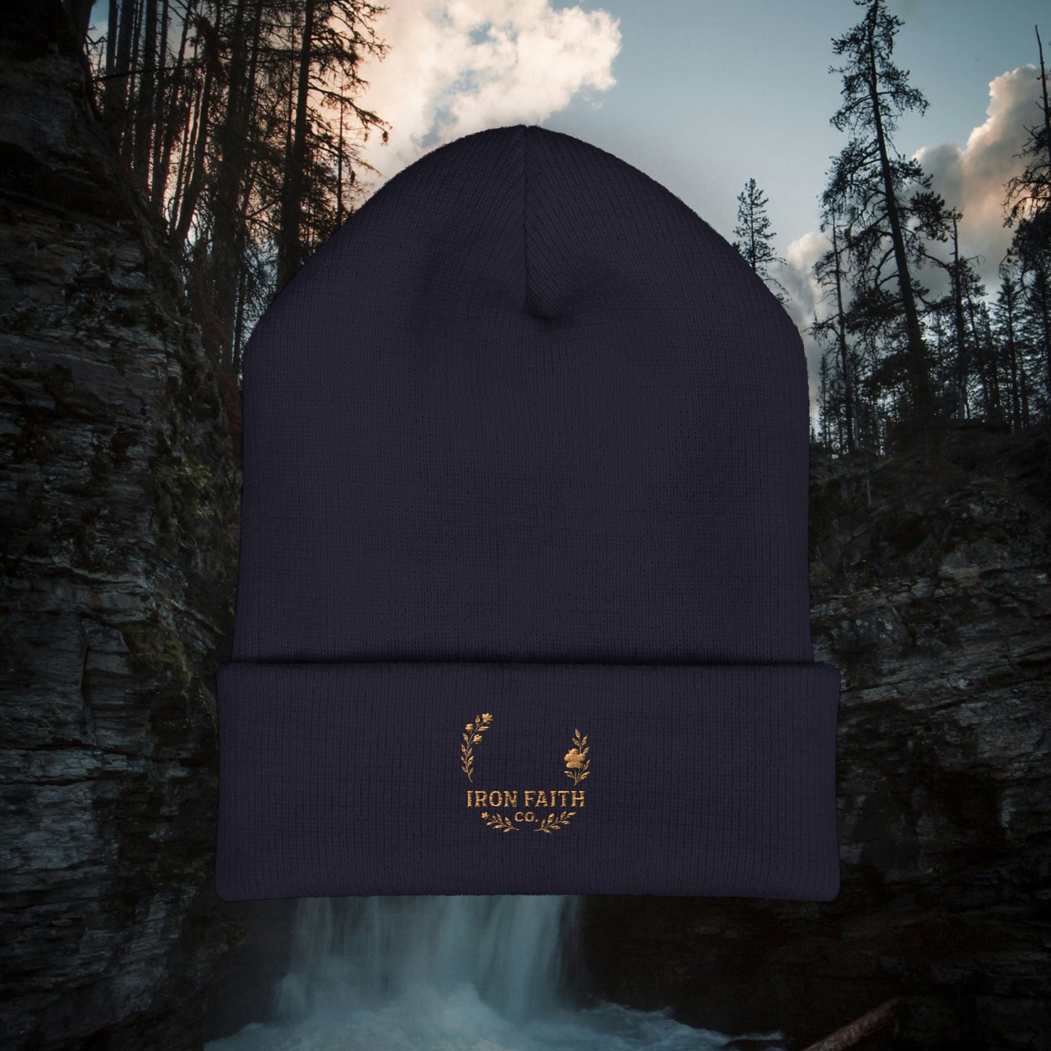 Iron Faith Embroidered Beanie