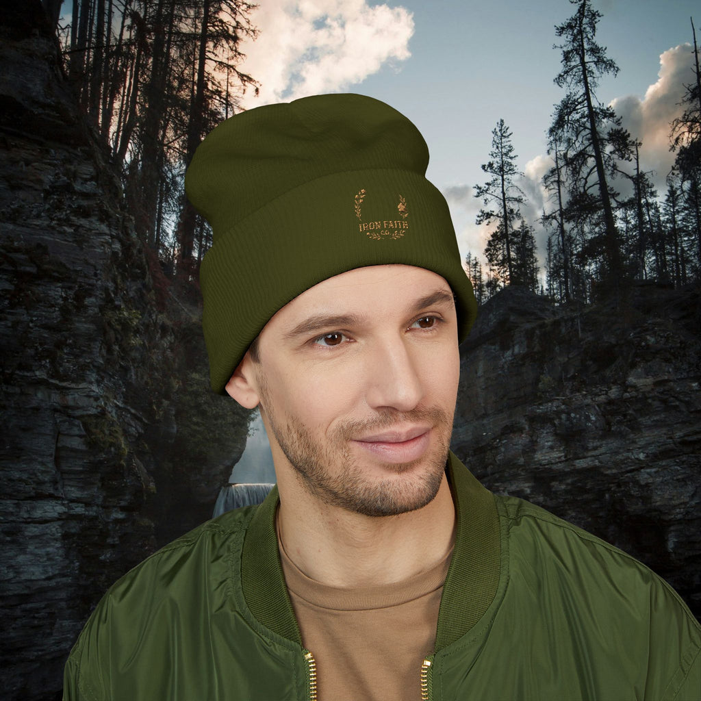 Iron Faith Embroidered Beanie
