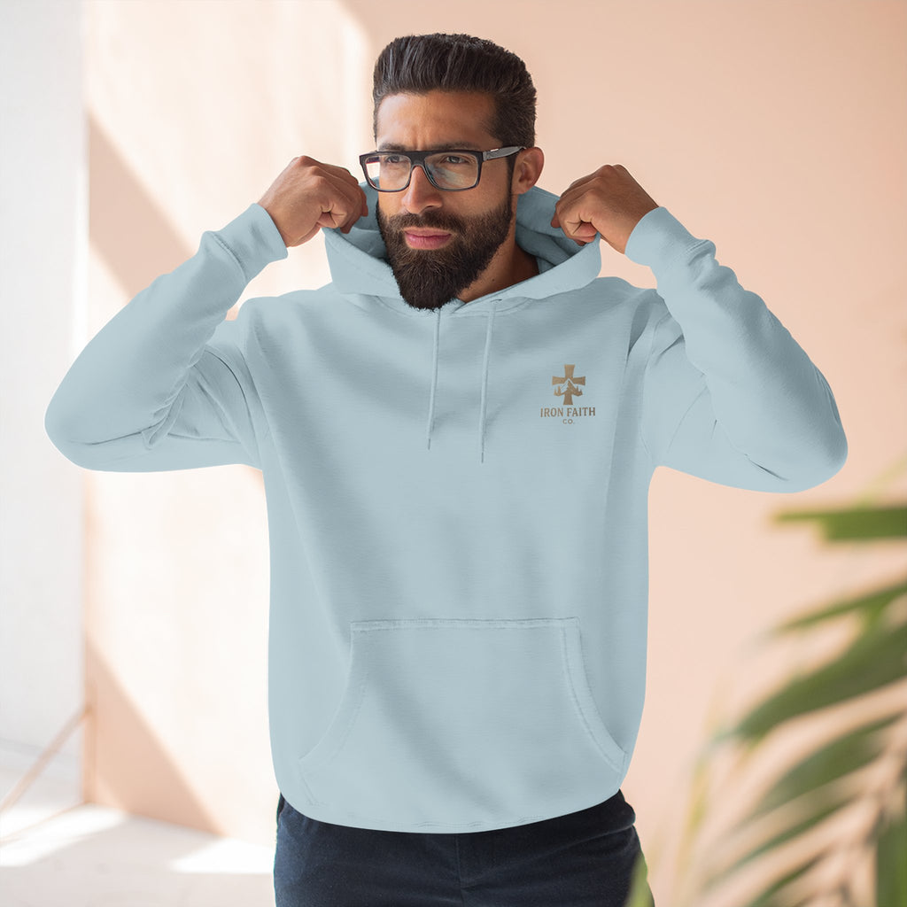 A Woman Who Fears The Lord Is Worthy Of Praise | Proverbs 31:30 | Iron Faith Co. |  Fleece Hoodie
