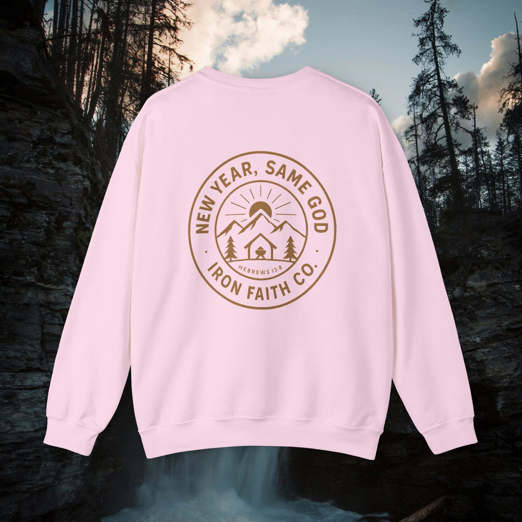 Iron Faith Co. 'New Year, Same God' Crewneck Sweatshirt