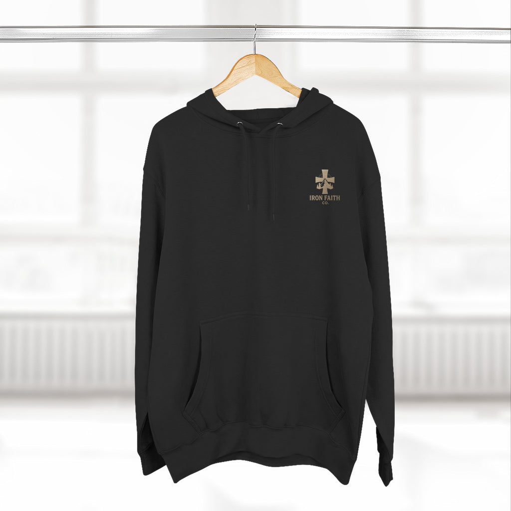 A Woman Who Fears The Lord Is Worthy Of Praise | Proverbs 31:30 | Iron Faith Co. |  Fleece Hoodie