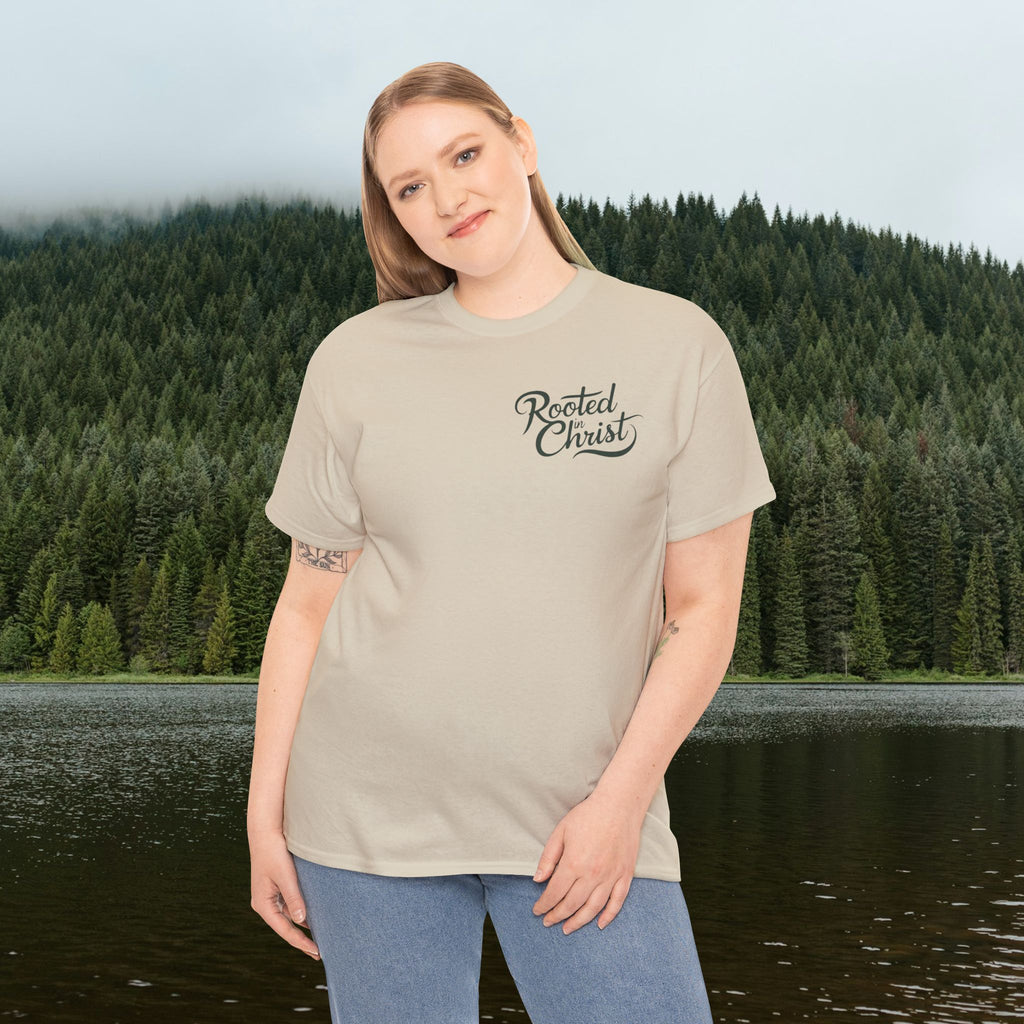 Iron Faith Co. | Rooted Christ Heavy Cotton Tee