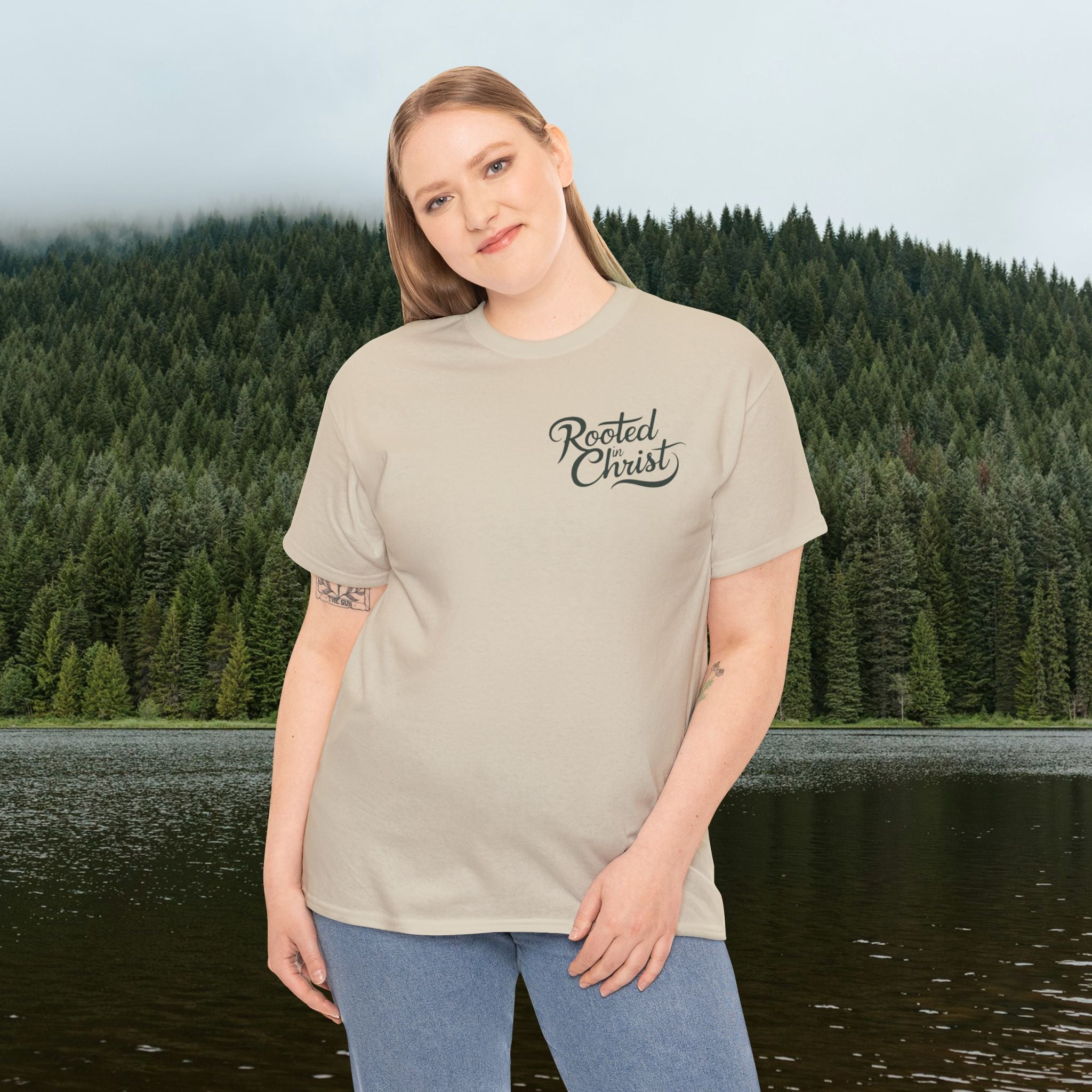 Iron Faith Co. | Rooted Christ Heavy Cotton Tee
