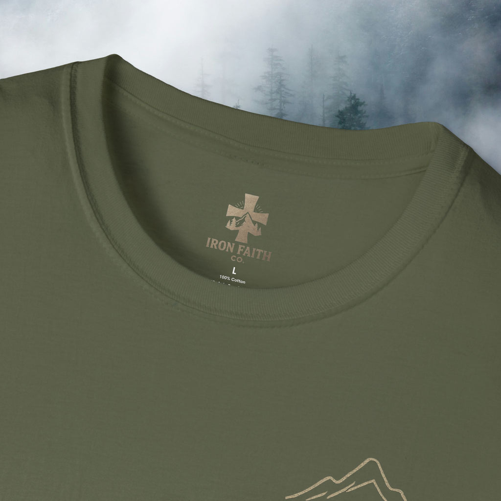 Iron Faith co | Matthew 6:34 T-shirt
