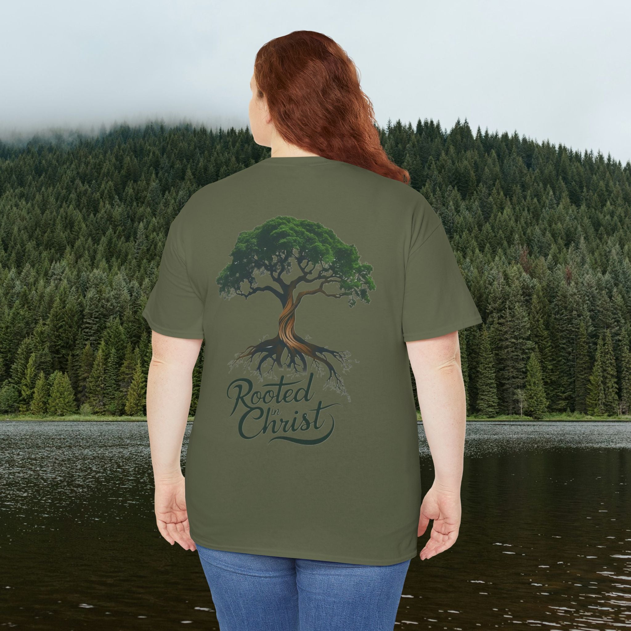 Iron Faith Co. | Rooted Christ Heavy Cotton Tee