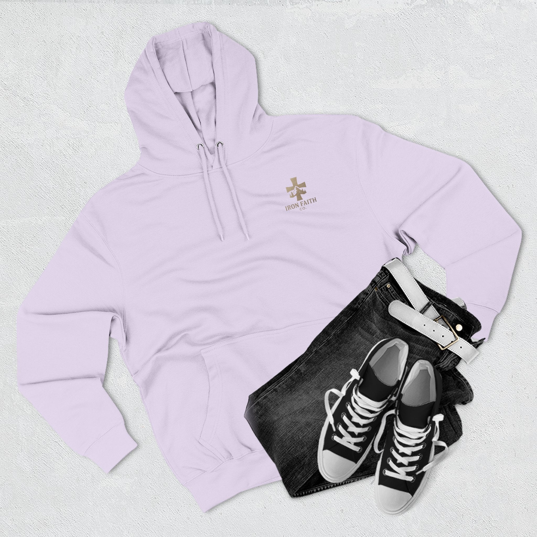 A Woman Who Fears The Lord Is Worthy Of Praise | Proverbs 31:30 | Iron Faith Co. |  Fleece Hoodie