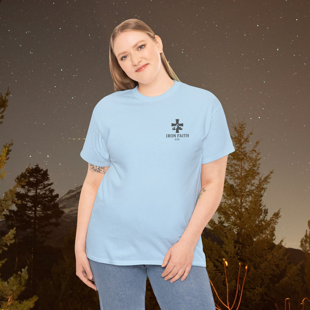 Iron Faith Co | Not Perfect, Just Forgiven - Unisex Heavy Cotton T-Shirt