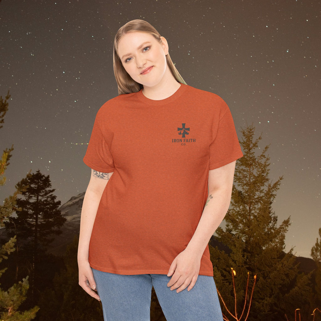 Iron Faith Co | Not Perfect, Just Forgiven - Unisex Heavy Cotton T-Shirt