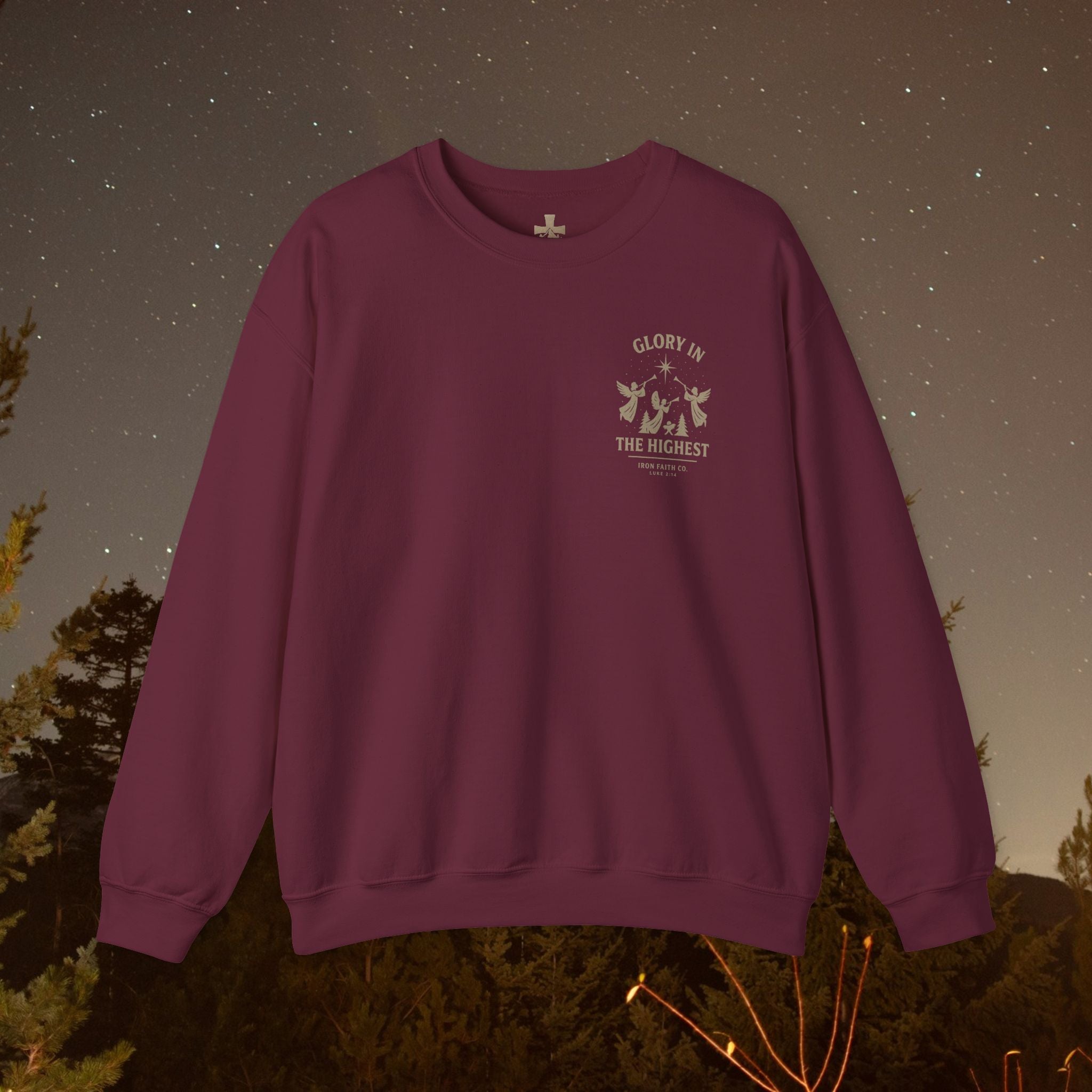 Hope Was Born This Night Sweatshirt - IronFaithCo.
