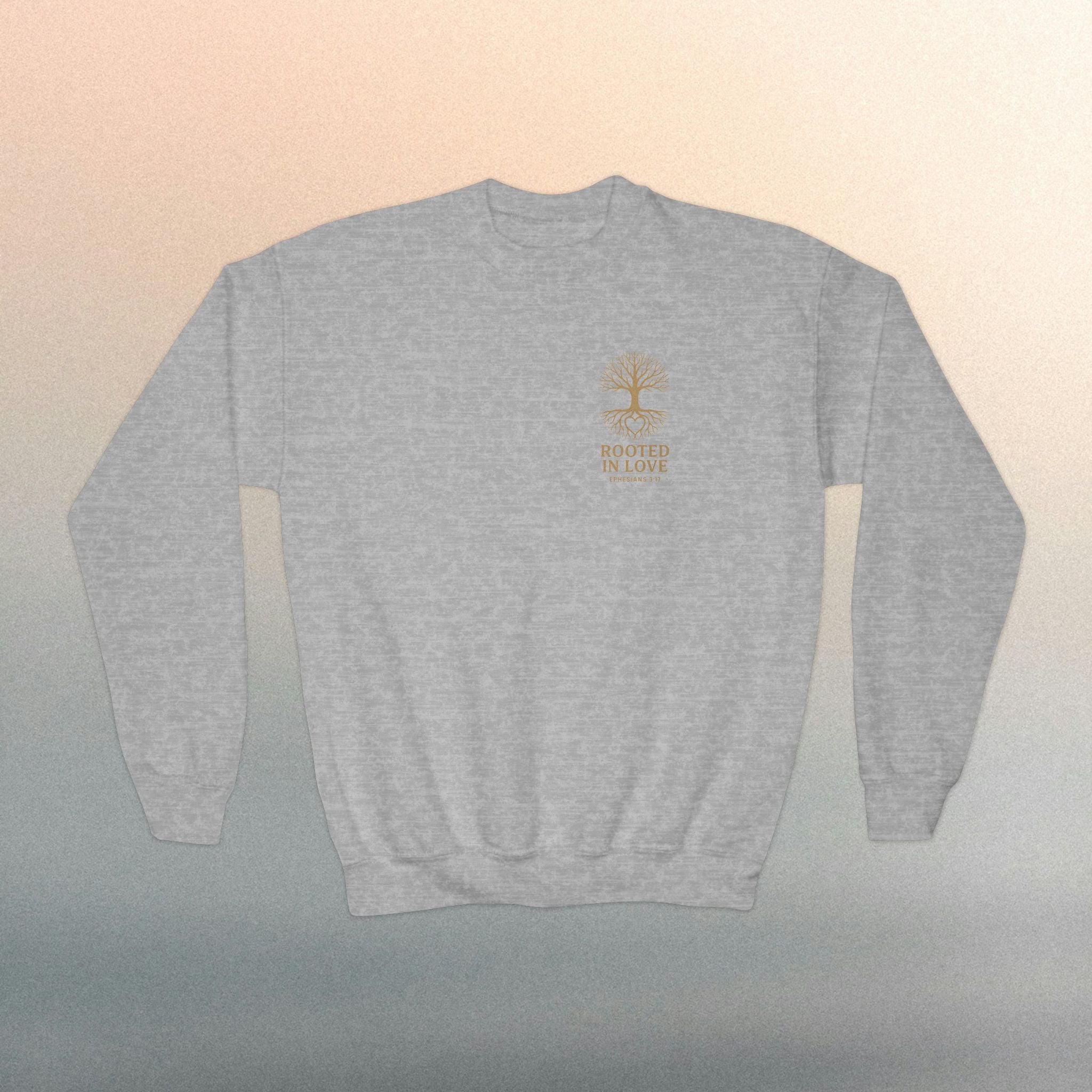 Love One Another Youth Crewneck Sweatshirt — Christian Faith Graphic