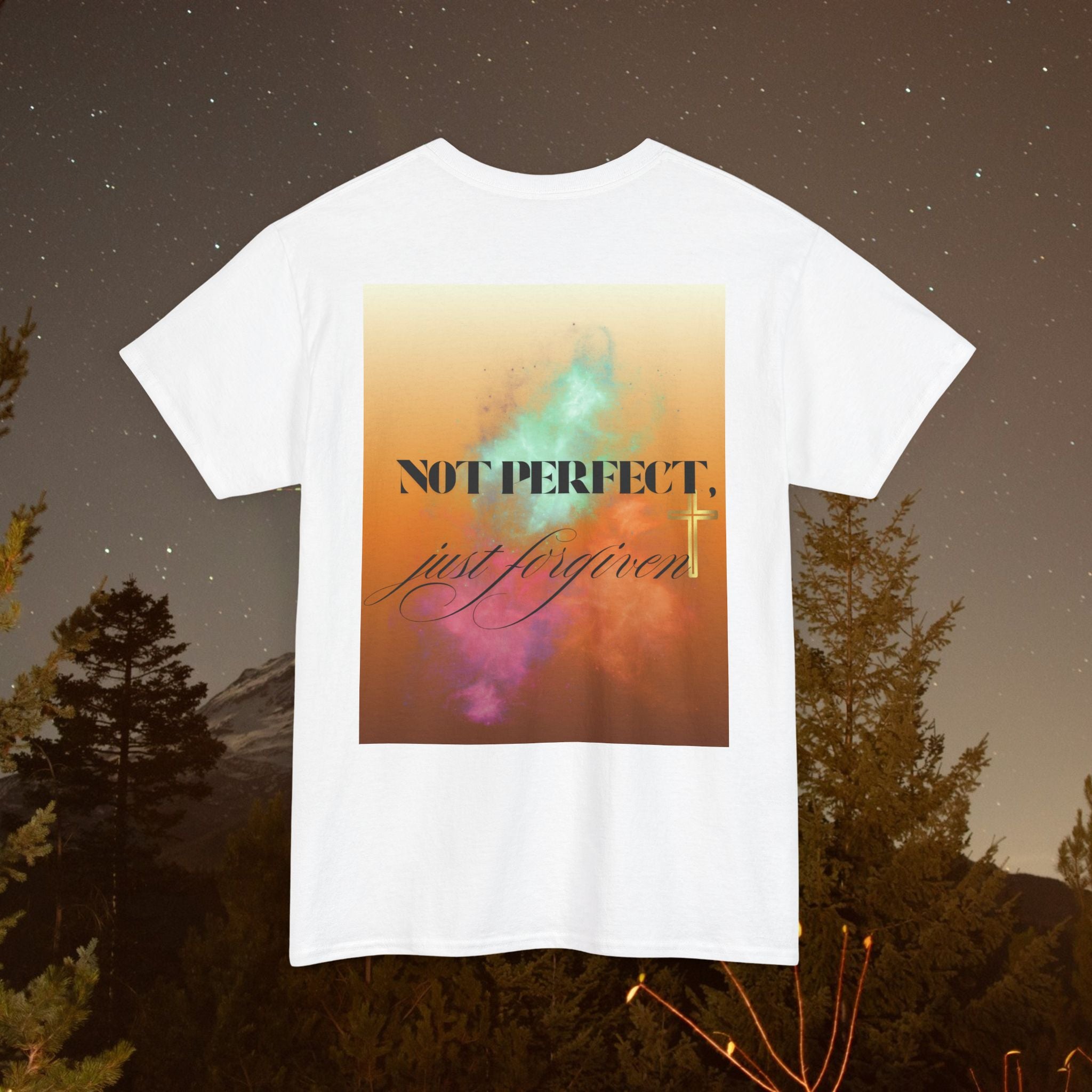 Iron Faith Co | Not Perfect, Just Forgiven - Unisex Heavy Cotton T-Shirt