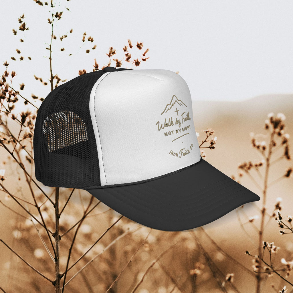 Walk by faith not by sight | Iron Faith Co. Trucker Cap