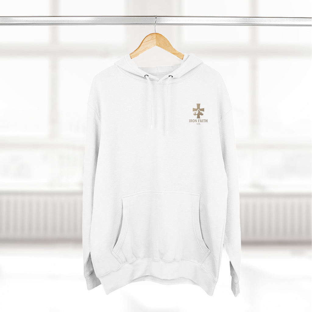 A Woman Who Fears The Lord Is Worthy Of Praise | Proverbs 31:30 | Iron Faith Co. |  Fleece Hoodie