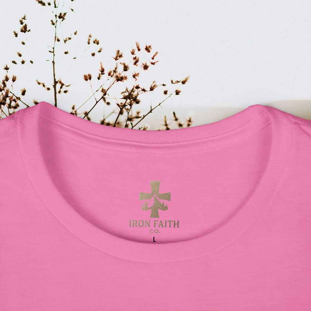 Iron Faith Co. | Walk by Faith | Women's Softstyle Tee