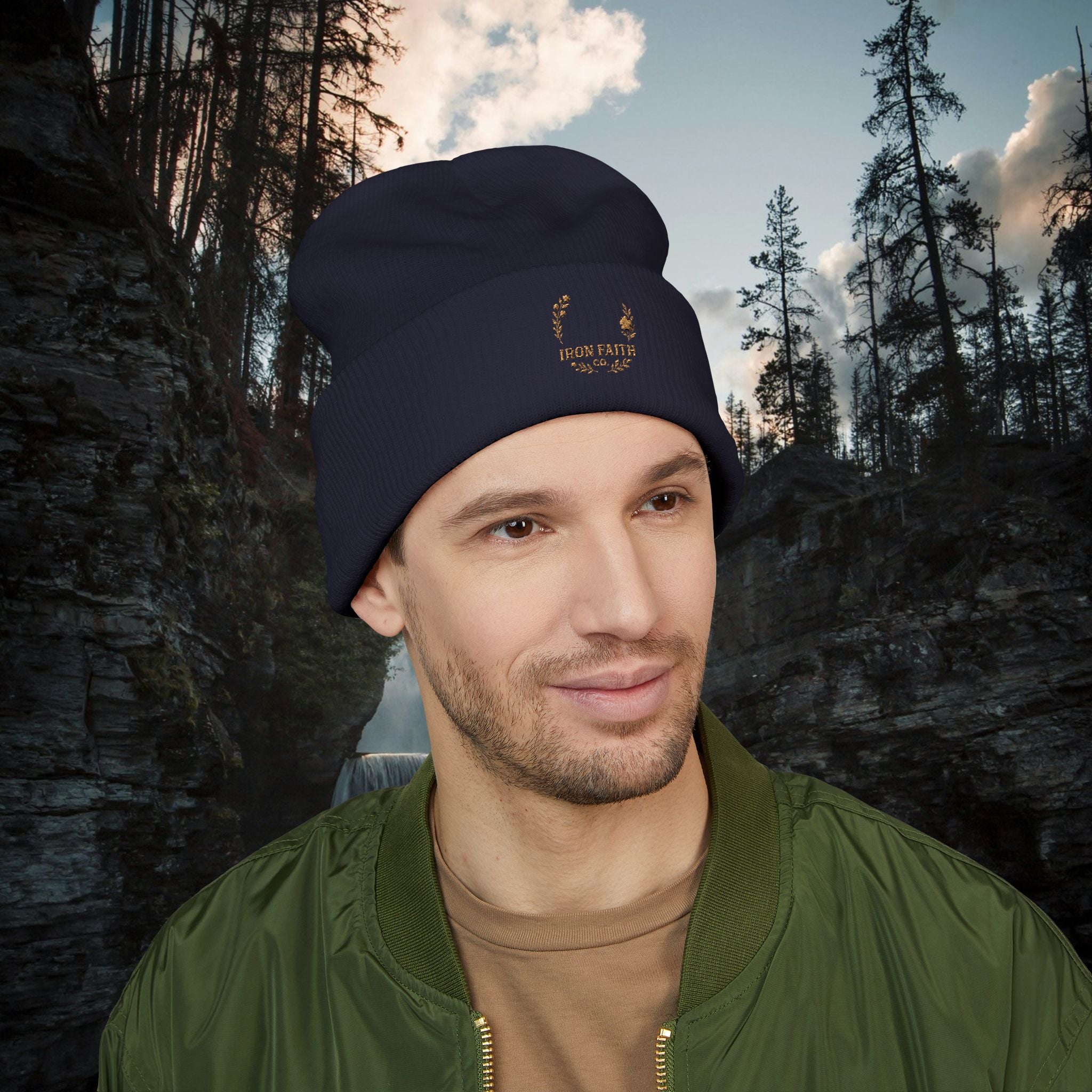 Iron Faith Embroidered Beanie