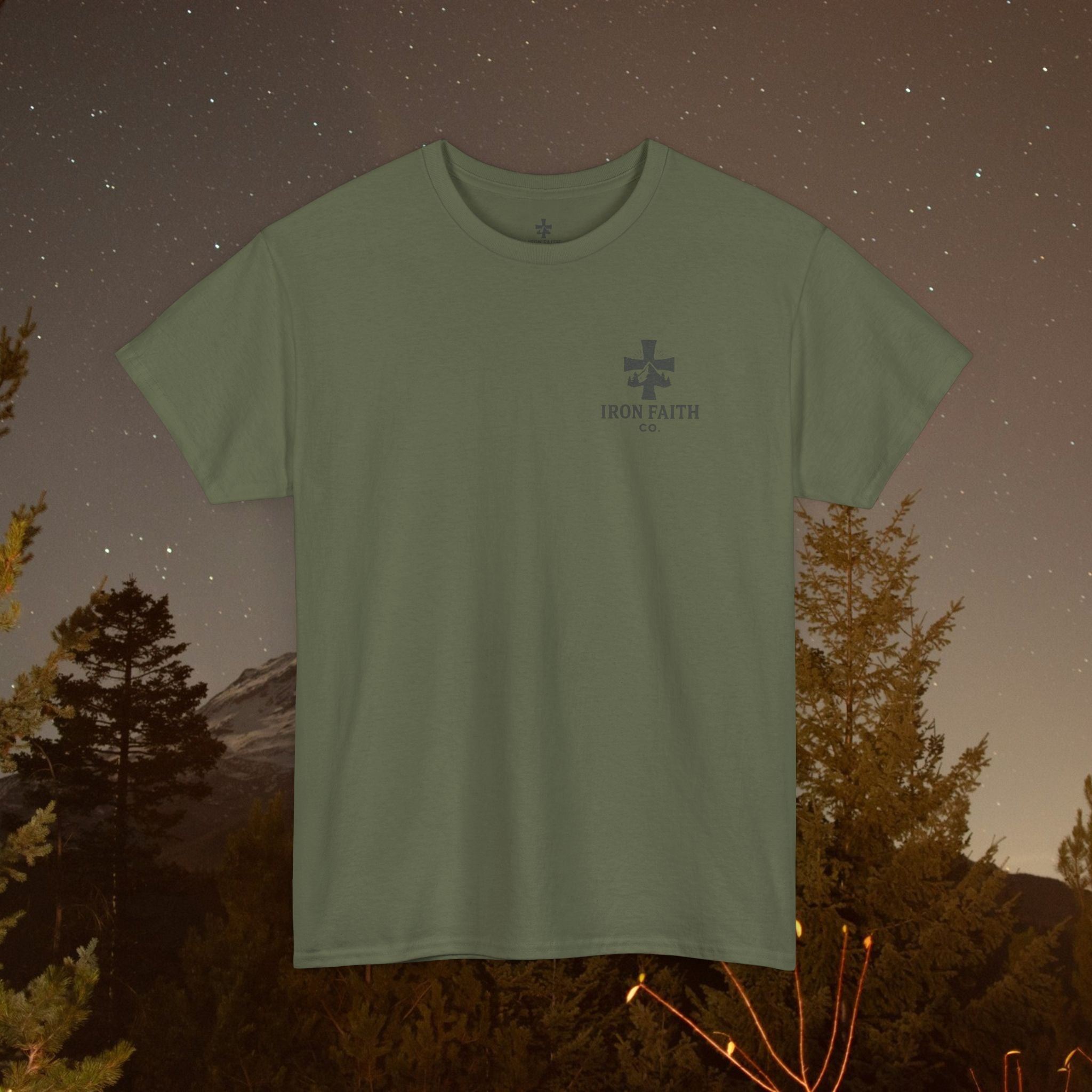 Iron Faith Co | Not Perfect, Just Forgiven - Unisex Heavy Cotton T-Shirt