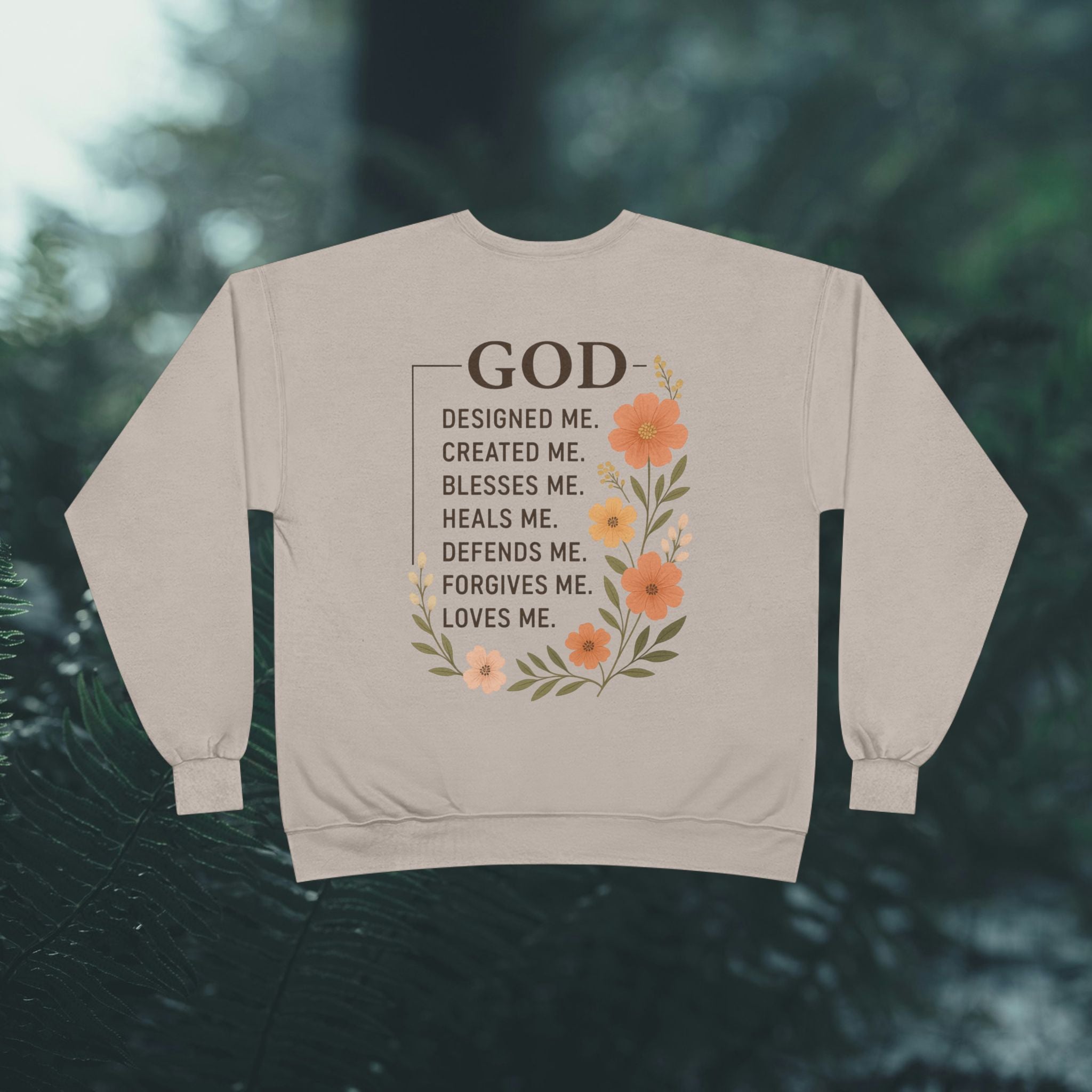 Gods creation | Iron Faith Co. | Eco-Friendly Crewneck Sweatshirt