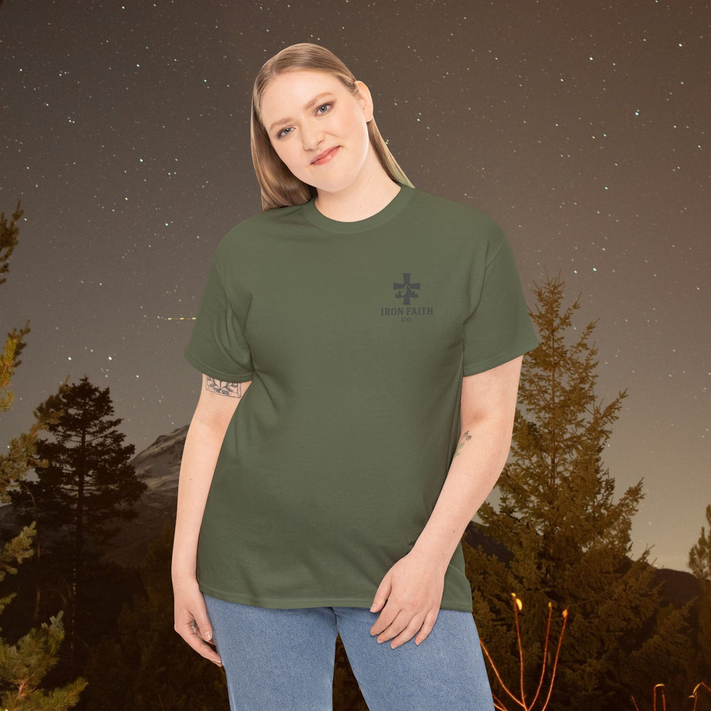 Iron Faith Co | Not Perfect, Just Forgiven - Unisex Heavy Cotton T-Shirt