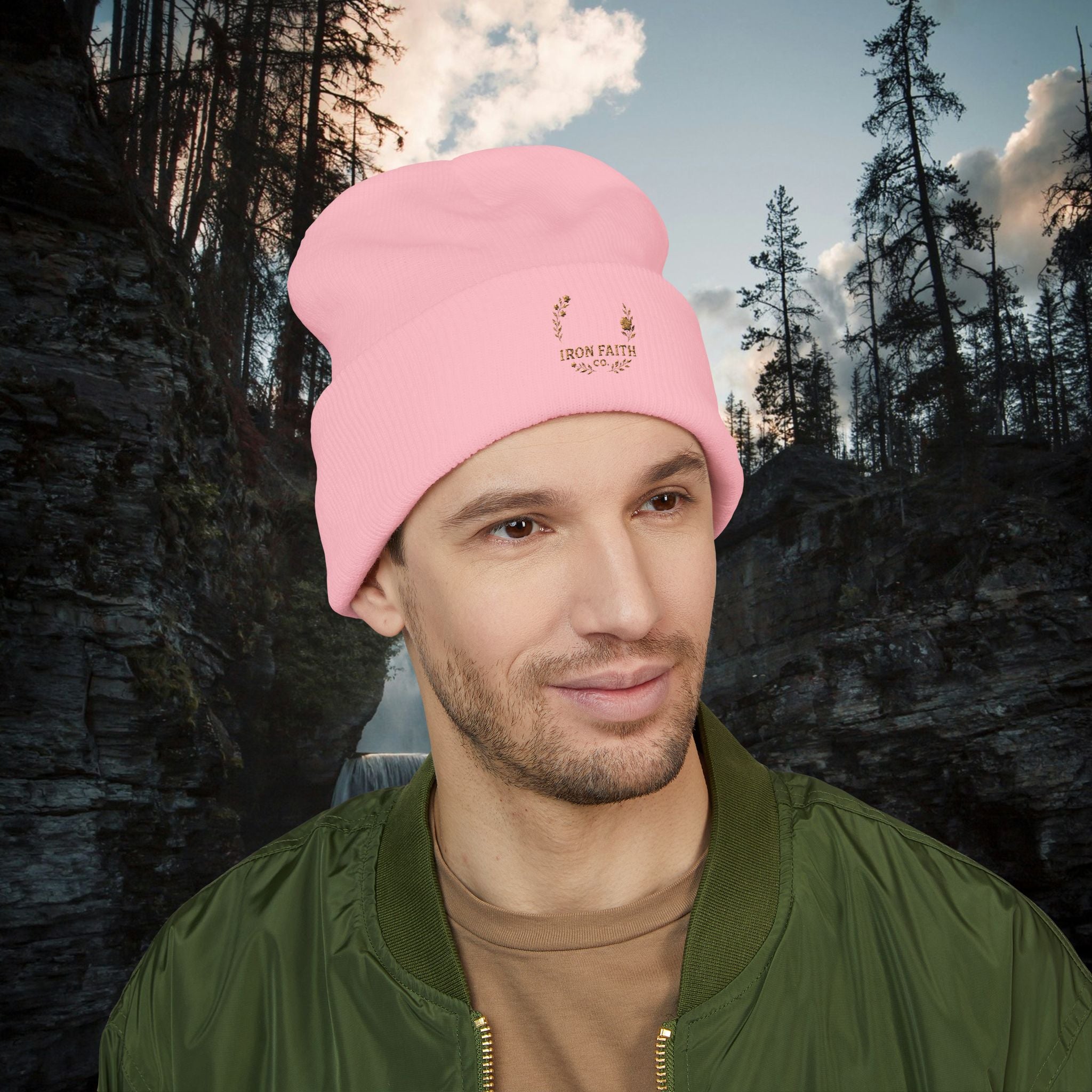 Iron Faith Embroidered Beanie