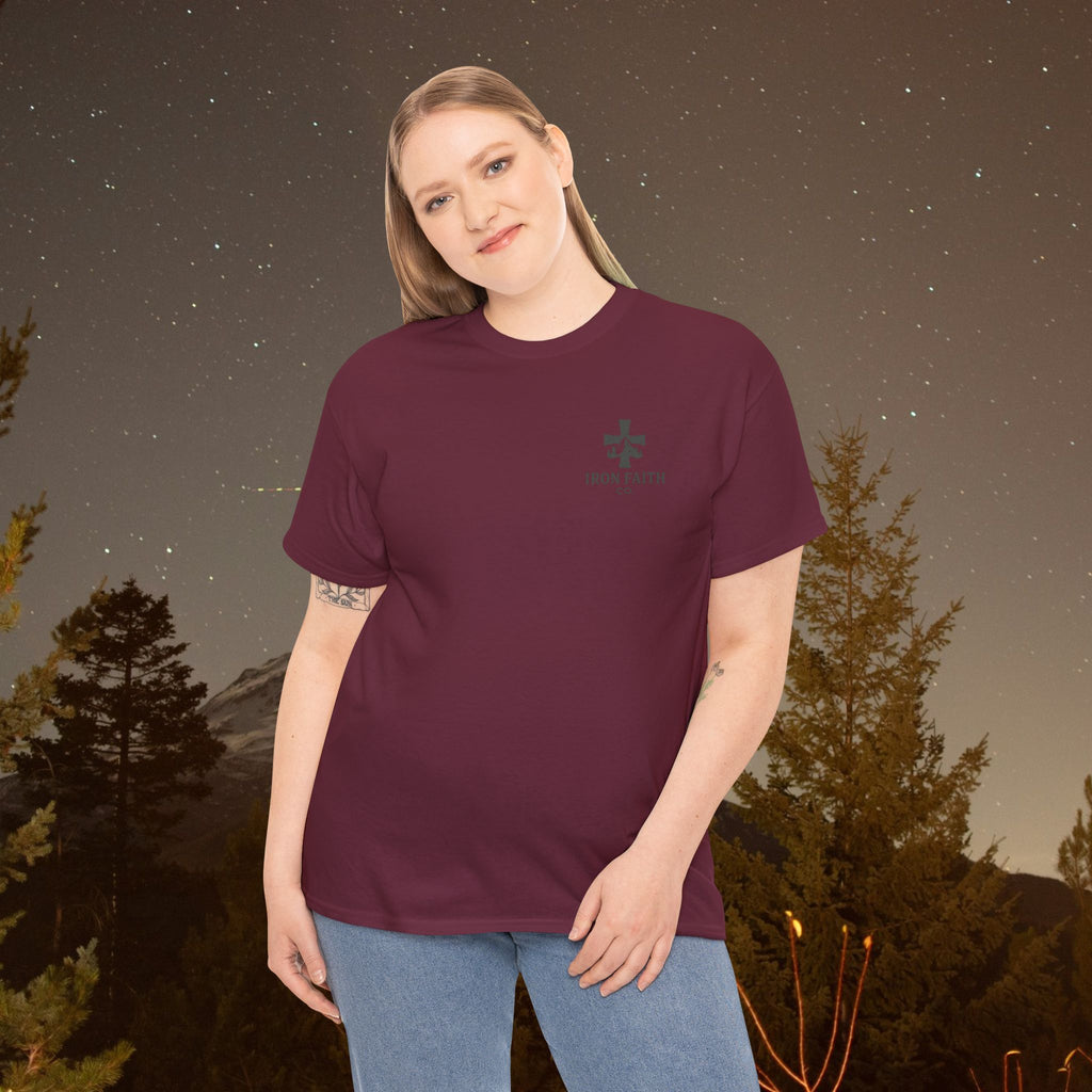 Iron Faith Co | Not Perfect, Just Forgiven - Unisex Heavy Cotton T-Shirt