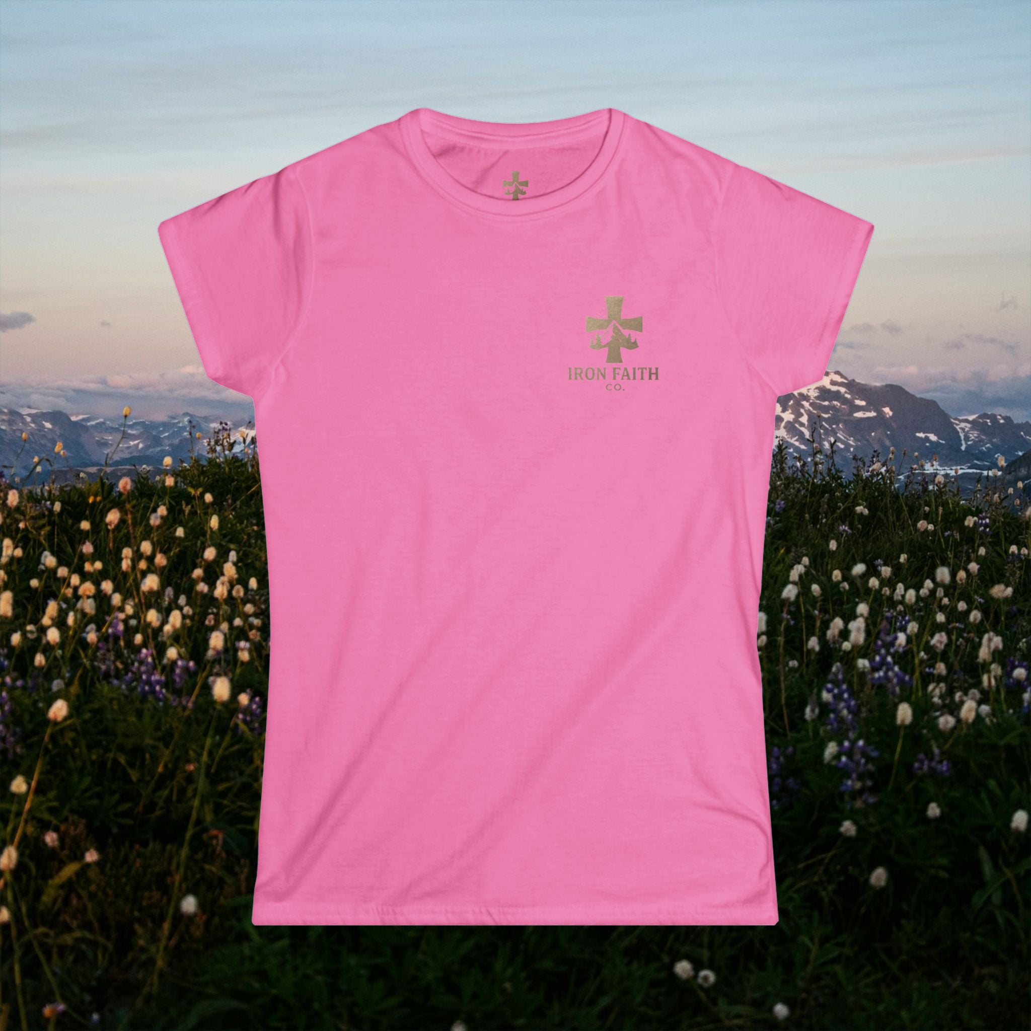 Iron Faith Co. | Walk by Faith | Women's Softstyle Tee