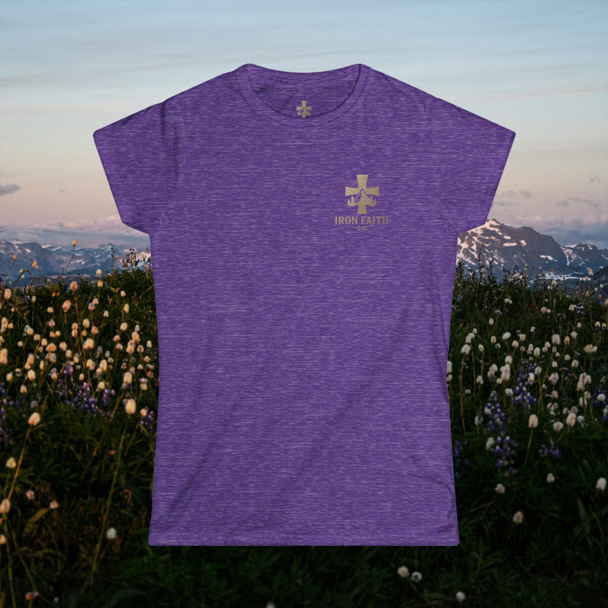 Iron Faith Co. | Walk by Faith | Women's Softstyle Tee