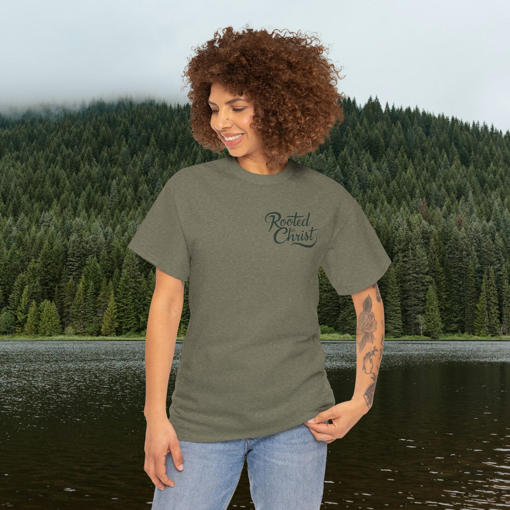 Iron Faith Co. | Rooted Christ Heavy Cotton Tee