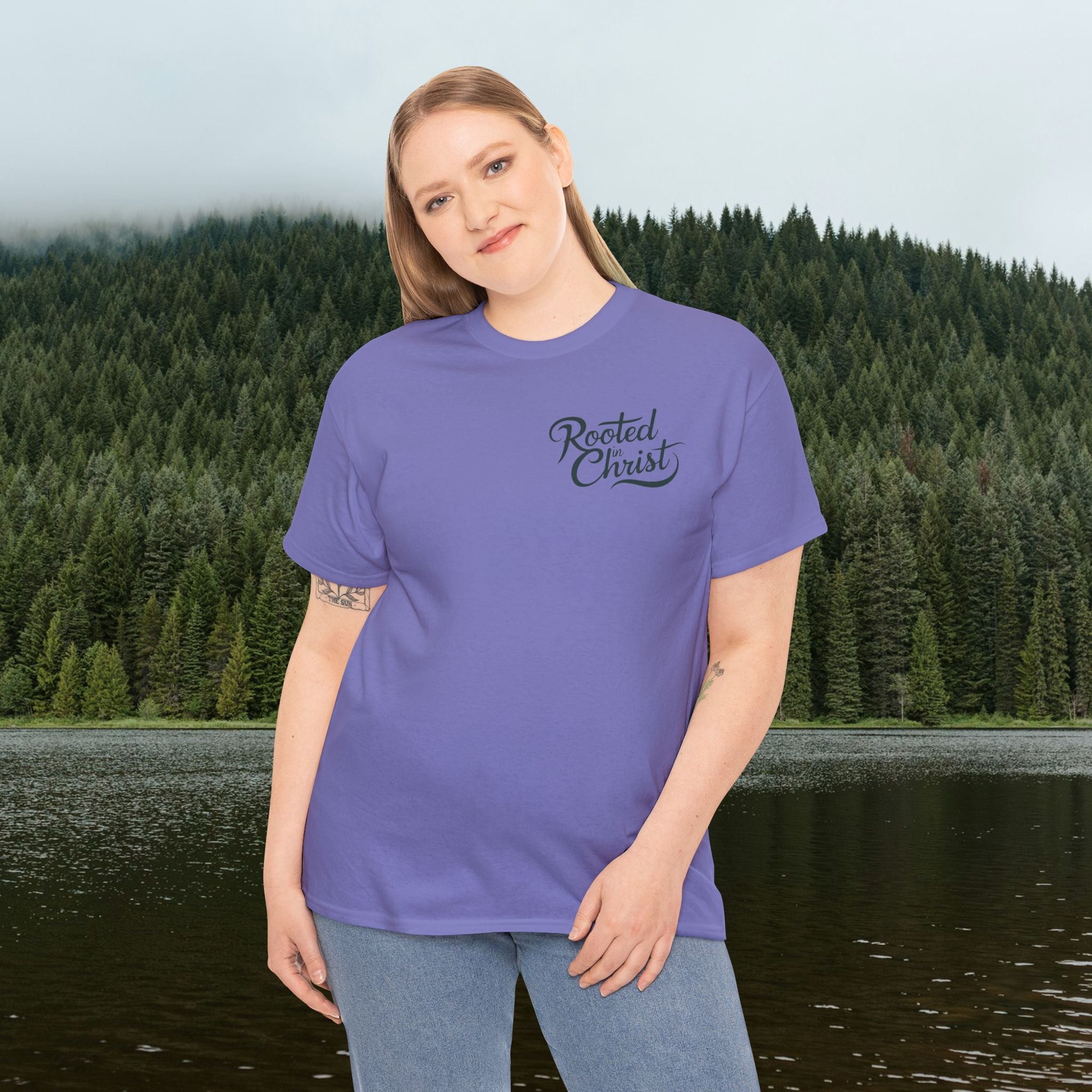 Iron Faith Co. | Rooted Christ Heavy Cotton Tee