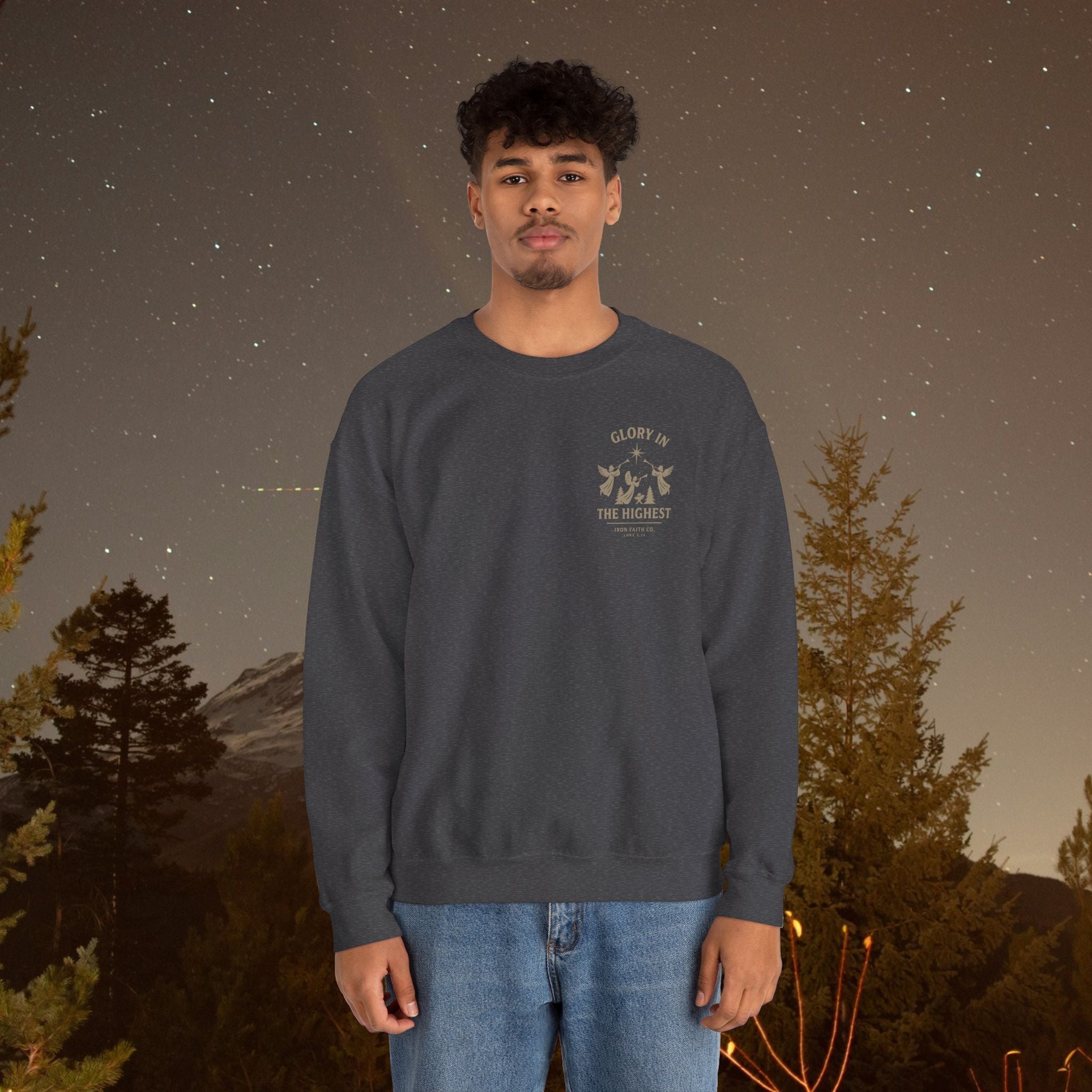 Hope Was Born This Night Sweatshirt - IronFaithCo.