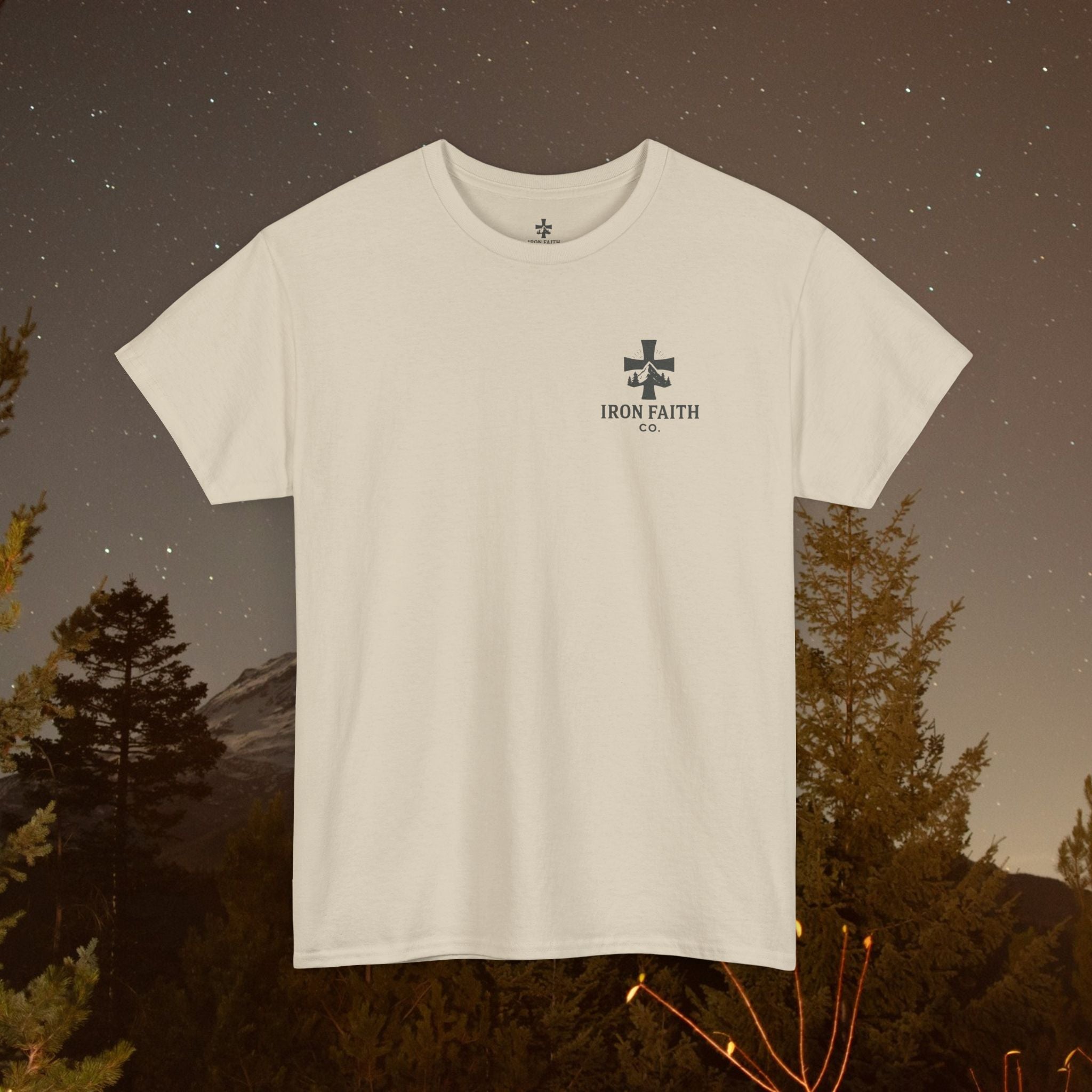 Iron Faith Co | Not Perfect, Just Forgiven - Unisex Heavy Cotton T-Shirt